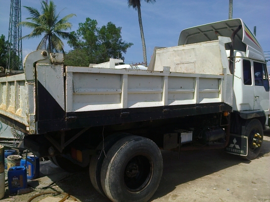 (จองแล้วจาก จ.ตราด)KF457F มิตซูฯ6ลัอ195แรง+กะบะดั้มสามมิตร ยาง900-20