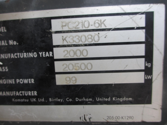 KOMATSU PC210-6K  เก่านอก เอวแน่น ปั็มแรง สภาพพร้อมใช้ สุดๆเอาไปแบ่งกันใช้ได้เลยครับ   น้องร็อค จัดหั้ย สนใจโทร สอบถามได้ 081-8535656
