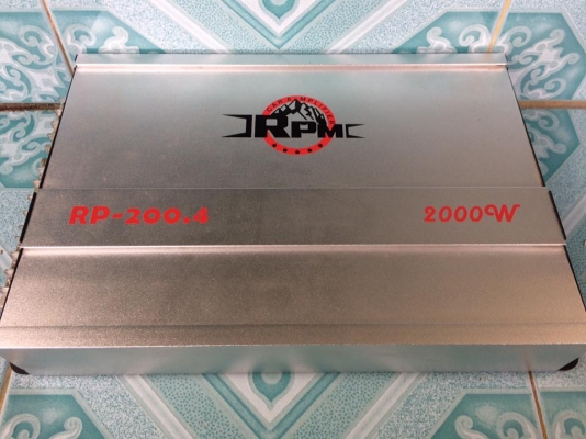 แอมป์4ch RPM ขาย 850 บาท ใช้งานปกติ สนใจ0892425454 อยู่สระบุรี