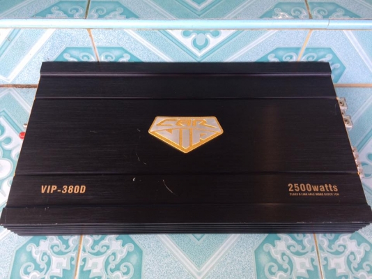 แอมป์คลาสดี CAR VIP2500w มือสองสภาพสวยเดิมๆใช้งานปกติ เบสดีเป็นลูกโตแน่นๆขับ10&quot;-12&quot;หล่อว้อยไม่เกิน3.5&quot;ได้ ขาย 2850 บาท สนใจ0892425454 อยู่สระบุรี