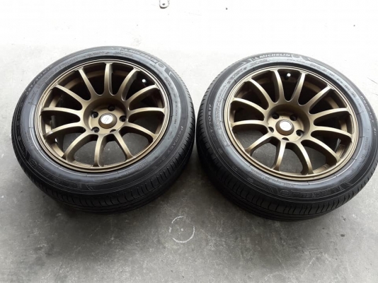 ขายล้อแม็กมือ2 2 ล้อ advan rs 17"&times; f8" et20 5รู114.3 สีน้ำตาลไหม้