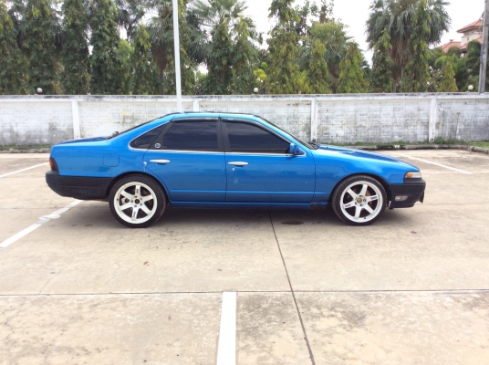 ขายรถ Cefiro A31 แต่งเต็ม ปี92 เครื่อง1jzเทอร์โบเดี่ยว ออโต้ น้ำมัน+แก๊สหัวฉีด เวสเกตแยก อินเตอร์rb26 โบล์ออฟhks หลังคาซันลูฟ ไฟหน้าเมกา ล้อVolk te37ขอบ18&rdquo; ของแต่งล้นๆรถขับขี่ดี ภาษี60