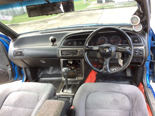 ขายรถ Cefiro A31 แต่งเต็ม ปี92 เครื่อง1jzเทอร์โบเดี่ยว ออโต้ น้ำมัน+แก๊สหัวฉีด เวสเกตแยก อินเตอร์rb26 โบล์ออฟhks หลังคาซันลูฟ ไฟหน้าเมกา ล้อVolk te37ขอบ18&rdquo; ของแต่งล้นๆรถขับขี่ดี ภาษี60