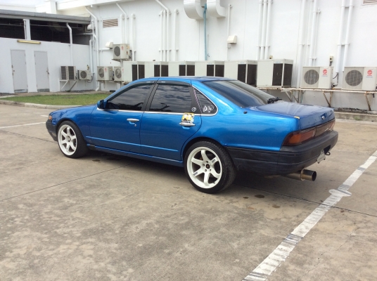 ขายรถ Cefiro A31 แต่งเต็ม ปี92 เครื่อง1jzเทอร์โบเดี่ยว ออโต้ น้ำมัน+แก๊สหัวฉีด เวสเกตแยก อินเตอร์rb26 โบล์ออฟhks หลังคาซันลูฟ ไฟหน้าเมกา ล้อVolk te37ขอบ18&rdquo; ของแต่งล้นๆรถขับขี่ดี ภาษี60