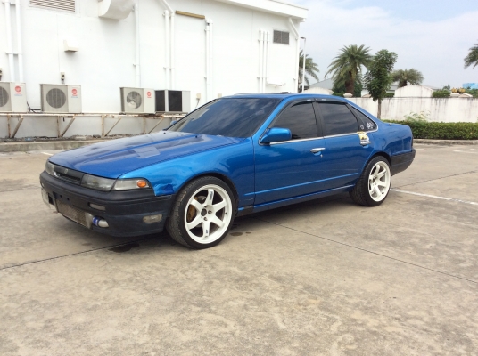 ขายรถ Cefiro A31 แต่งเต็ม ปี92 เครื่อง1jzเทอร์โบเดี่ยว ออโต้ น้ำมัน+แก๊สหัวฉีด เวสเกตแยก อินเตอร์rb26 โบล์ออฟhks หลังคาซันลูฟ ไฟหน้าเมกา ล้อVolk te37ขอบ18&rdquo; ของแต่งล้นๆรถขับขี่ดี ภาษี60