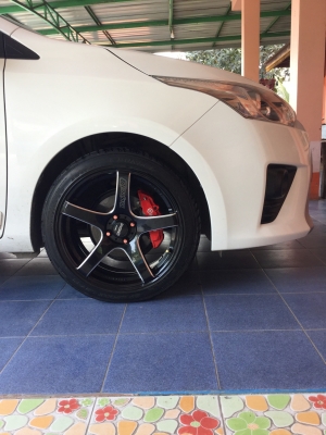 ขายแม็ก เลนโซ่ ขอบ17 พร้อมยาง ดันลอบ 205 45 17