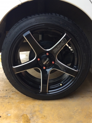 แม็ก  LenSo ขอบ17 พร้อมยาง ดันชลล็อบ