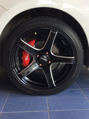 แม็ก  LenSo ขอบ17 พร้อมยาง ดันชลล็อบ