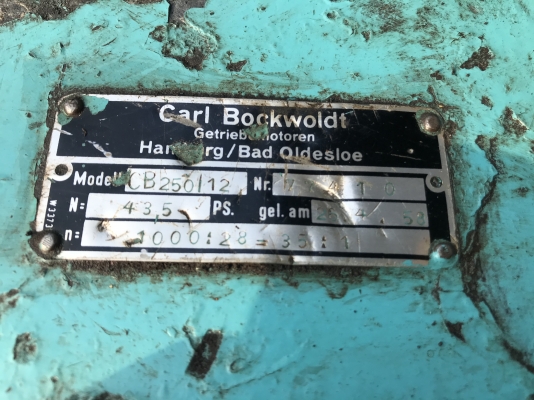 ขายหัวเกียร์ทดรอบขนาดใหญ่ชนมอเตอร์ประมาณ 40HP. ขึ้นไป Carl bockwold อัตราทด 1:35 สภาพสวย หมุนนิ่ม พร้อมใช้งาน