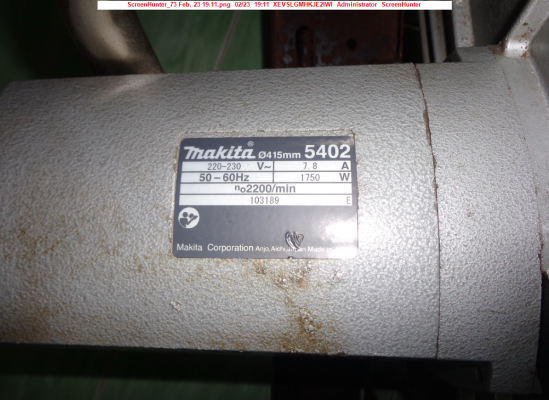 ขายเลื่อยวงเดือน MAKITA รุ่น 5402 ขนาด 16 นิ้ว MADE IN JAPAN ขายเลื่อยวงเดือน MAKITA รุ่น 5402 ขนาด 16 นิ้ว MADE IN JAPAN