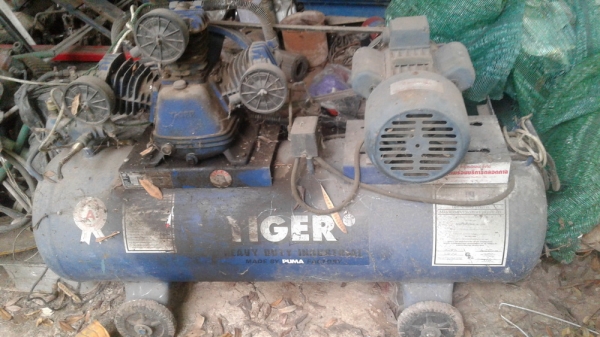 ขายด่วน /ปั้มลม tiger 3 สูบ /2 hp single phase /ไฟบ้าน 220v.