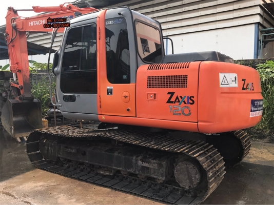 ขายรถแบคโฮ HITACIH ZX 120-1 ปี.56 พร้อมหัวกระแทก และลาย เอกสารใบแจ้งจำหน่าย สีสวยเดิมๆ ไฟฟ้าครบ ระบบเต็ม เอวมีขยับนิดหน่อย มูมฮาร์สวย ปุ้งกี้สวย แอร์เย็น ภายในเก๋งสวย เครื่องแน้น ปั้มแรง โซ้หนา แผ่นสภาพ 90\% เฟรมสวย รถทำงานเร็วหายห่วง สนใจรีบจองด่วน 081-35