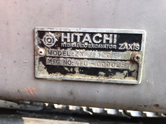 ขายรถแบคโฮ HITACIH ZX 120-1 ปี.56 พร้อมหัวกระแทก และลาย เอกสารใบแจ้งจำหน่าย สีสวยเดิมๆ ไฟฟ้าครบ ระบบเต็ม เอวมีขยับนิดหน่อย มูมฮาร์สวย ปุ้งกี้สวย แอร์เย็น ภายในเก๋งสวย เครื่องแน้น ปั้มแรง โซ้หนา แผ่นสภาพ 90\% เฟรมสวย รถทำงานเร็วหายห่วง สนใจรีบจองด่วน 081-35