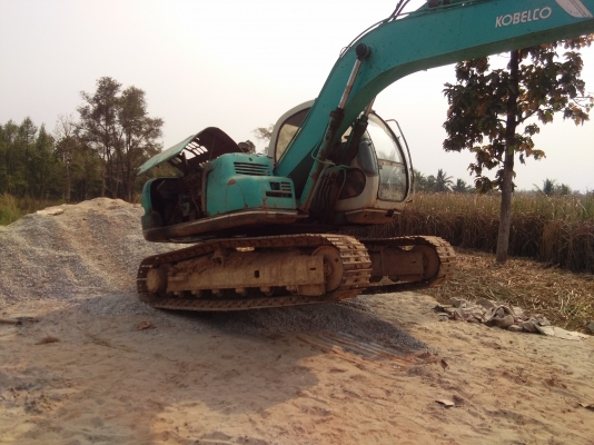 ขายด่วนแม็คโครKOBELCO SK120MART5 โซ่ช่วงล่างพร้อมใช้งาน เครื่องปั้มดี ไฟฟ้าสมบูรณ์ สนใจสอบถาม0883223272.