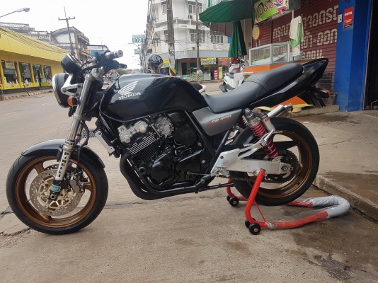 ขายแลกเทิร์น HONDA CB400 TECH1 ปี2000 แฮนด์แต่ง ท่อแต่ง กันล้ม แฮนด์บาร์ อินวอยส์ สรรพสามิตร ราคา 67 ขายแลกเทิร์น HONDA CB400 TECH1 ปี2000 แฮนด์แต่ง ท่อแต่ง กันล้ม แฮนด์บาร์ อินวอยส์ สรรพสามิตร ราคา 67