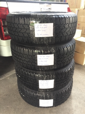 ยาง Bridgestone 265 65 17 ปี16 ดอกเต็ม ไม่มีปะ ใช้ยาว ราคาไม่แพง ยาง Bridgestone 265 65 17 ปี16 ดอกเต็ม ไม่มีปะ ใช้ยาว ราคาไม่แพง