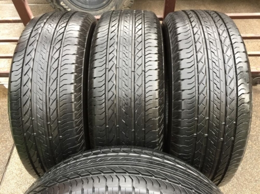 ยาง Bridgestone 265 65 17 สิ้นปี16 ดอกเต็ม ไม่มีปะ เนื้อนิ่มๆ ใช้ยาว ราคาไม่แพง