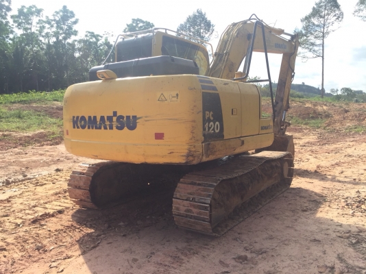 ขายรถแบคโฮ KOMATSU PC120-8เครื่อง97แรงม้าปี56สวยเดิม สนใจโทร 081-970-1072