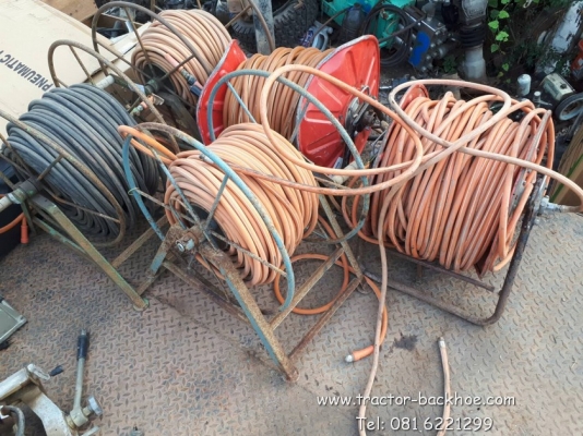 ขาย สายยาง สายลม สายฉีดพ่นยา พร้อมโรลม้วนสาย เก่าญี่ปุ่น จำนวนมาก