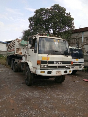ขายหัวคัสซีISUZU 2 เพลาเครื่อง EK100 =260แรง