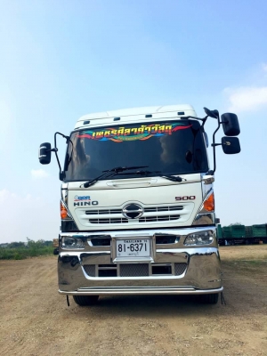 HINO Mega 320 แรง ปี 49 พร้อมหางเซมิดัมพ์ 3 เพลากระบะมิเนียมอู่ S.T ปี 52 สภาพสวยพร้อมใช้