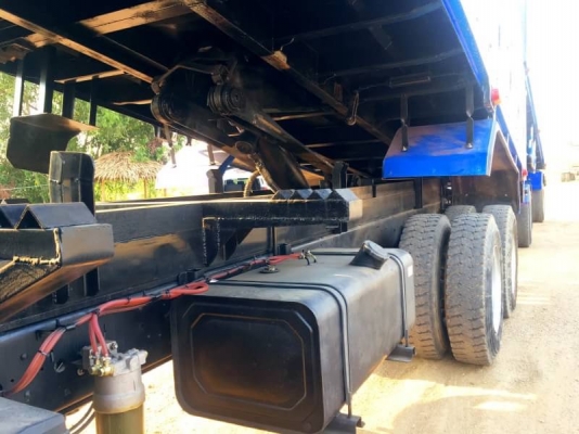 ISUZU เครื่อง 300 แรง ปี 53 กระบะดัมพ์มิเนียมแม่ลูก 2 เพลา น้ำหนักแม่ลูก 19.6 ตัน พร้อมใช้งาน