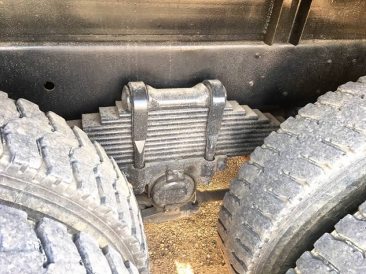 ISUZU เครื่อง 300 แรง ปี 53 กระบะดัมพ์มิเนียมแม่ลูก 2 เพลา น้ำหนักแม่ลูก 19.6 ตัน พร้อมใช้งาน