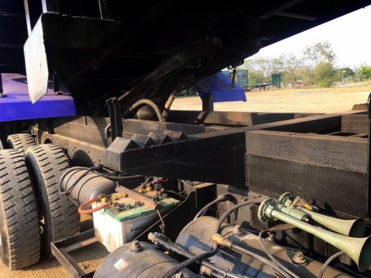 ISUZU เครื่อง 300 แรง ปี 53 กระบะดัมพ์มิเนียมแม่ลูก 2 เพลา น้ำหนักแม่ลูก 19.6 ตัน พร้อมใช้งาน