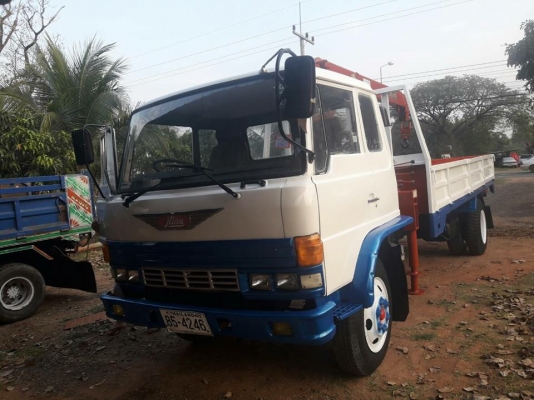 ขาย6ล้อเครนHINO 185เครน3ตัน3ปอก กระบะ5เมตร แชชซีสวยภาษีเต็ม