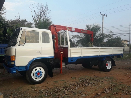 ขาย6ล้อเครนHINO 185เครน3ตัน3ปอก กระบะ5เมตร แชชซีสวยภาษีเต็ม