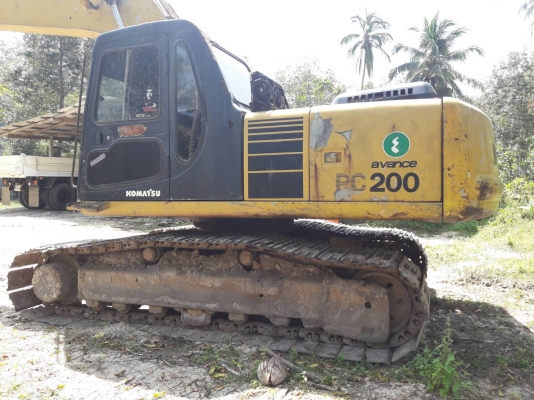 โคมัตสุ PC.200-6 ไฟฟ้าเต็มแอร์เย็นเอกสารเล่มทะเบียน รถปัตตานี