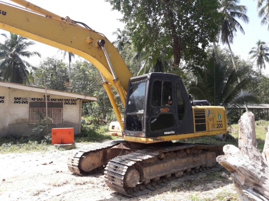 โคมัตสุ PC.200-6 ไฟฟ้าเต็มแอร์เย็นเอกสารเล่มทะเบียน รถปัตตานี