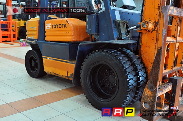 ขายรถโฟล์คลิฟท์มือสอง TOYOTA รุ่น 5FD25-55370 นำเข้าจากประเทศญี่ปุ่น 100\% ไม่เคยใช้งานในไทย ขายรถโฟล์คลิฟท์มือสอง TOYOTA รุ่น 5FD25-55370 นำเข้าจากประเทศญี่ปุ่น 100\% ไม่เคยใช้งานในไทย