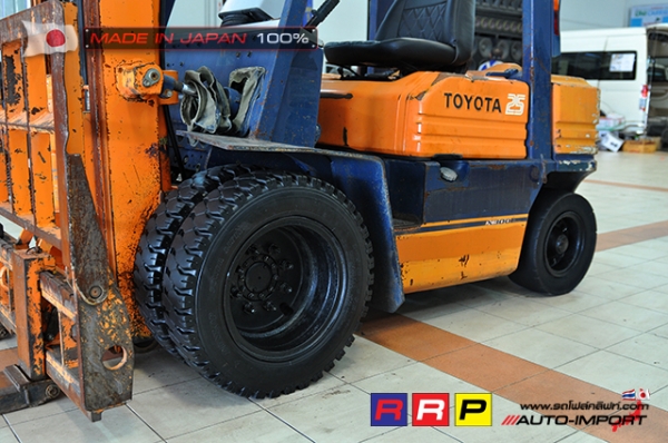 ขายรถโฟล์คลิฟท์มือสอง TOYOTA รุ่น 5FD25-55370 นำเข้าจากประเทศญี่ปุ่น 100\% ไม่เคยใช้งานในไทย ขายรถโฟล์คลิฟท์มือสอง TOYOTA รุ่น 5FD25-55370 นำเข้าจากประเทศญี่ปุ่น 100\% ไม่เคยใช้งานในไทย