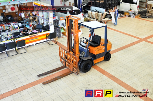 ขายรถโฟล์คลิฟท์มือสอง TOYOTA รุ่น 5FD25-55370 นำเข้าจากประเทศญี่ปุ่น 100\% ไม่เคยใช้งานในไทย ขายรถโฟล์คลิฟท์มือสอง TOYOTA รุ่น 5FD25-55370 นำเข้าจากประเทศญี่ปุ่น 100\% ไม่เคยใช้งานในไทย