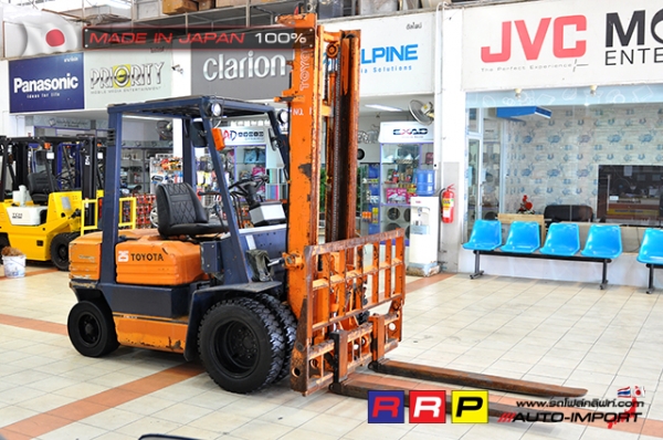 ขายรถโฟล์คลิฟท์มือสอง TOYOTA รุ่น 5FD25-55370 นำเข้าจากประเทศญี่ปุ่น 100\% ไม่เคยใช้งานในไทย ขายรถโฟล์คลิฟท์มือสอง TOYOTA รุ่น 5FD25-55370 นำเข้าจากประเทศญี่ปุ่น 100\% ไม่เคยใช้งานในไทย