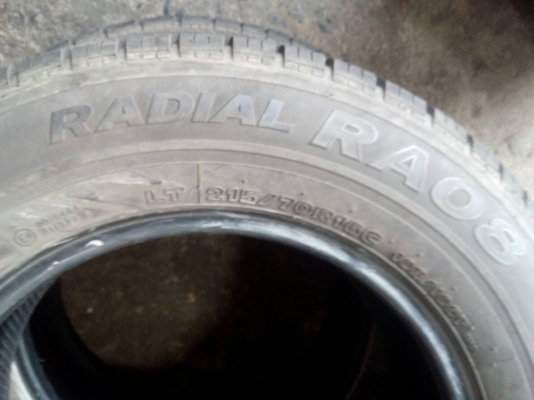 215/70R16 HANKOOK RADIAL RA08 ชุด 4 เส้น โทร.081-427-3941 ตจว.ส่งได้ครับ ID ไลน์ : 0814273941