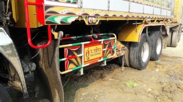 ขาย ISUZU 360 พ่วงแม่ลูก กระบะเนียมคอกเกษตรดั๊ม รถปี 56 ( มี 2 พ่วง )