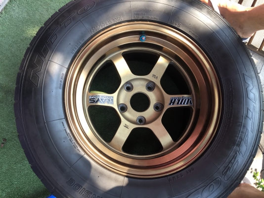 ขายล้อte37ขอบ15 พร้อมยางนิตโตะ 1คู่