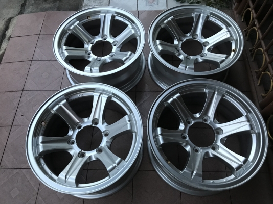 ล้อเเท้ WEDS 16กว้าง7อ๊อฟ5 เก่าเก็บมือสองจากญี่ปุ่นสีเดิมๆสภาพสวย