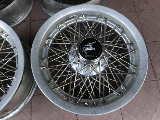 ล้อเเท้ซี่ลวด WISER 15กว้าง6นิ้วครึ่งเก่าญี่ปุ่นเเท้สภาพสวยเดิมๆตามรูป