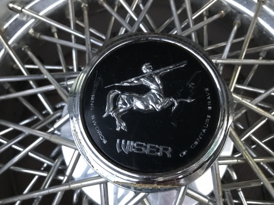 ล้อเเท้ซี่ลวด WISER 15กว้าง6นิ้วครึ่งเก่าญี่ปุ่นเเท้สภาพสวยเดิมๆตามรูป