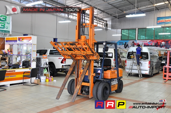 ขายรถโฟล์คลิฟท์มือสอง TOYOTA รุ่น 5FD25-73150 นำเข้าจากประเทศญี่ปุ่น 100\% ไม่เคยใช้งานในไทย ขายรถโฟล์คลิฟท์มือสอง TOYOTA รุ่น 5FD25-73150 นำเข้าจากประเทศญี่ปุ่น 100\% ไม่เคยใช้งานในไทย