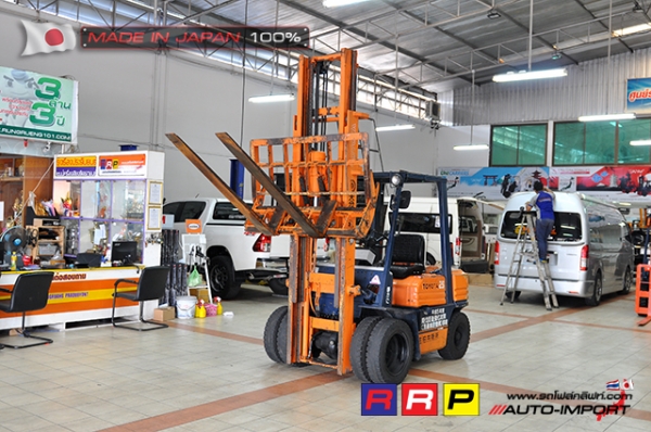 ขายรถโฟล์คลิฟท์มือสอง TOYOTA รุ่น 5FD25-73150 นำเข้าจากประเทศญี่ปุ่น 100\% ไม่เคยใช้งานในไทย ขายรถโฟล์คลิฟท์มือสอง TOYOTA รุ่น 5FD25-73150 นำเข้าจากประเทศญี่ปุ่น 100\% ไม่เคยใช้งานในไทย