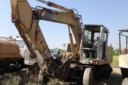 ขาย!! >>> แบคโฮล้อยาง Hitachi Ex120 290,000 บาท <<< เบอร์ติดต่อ 098-7155789 086-4631102