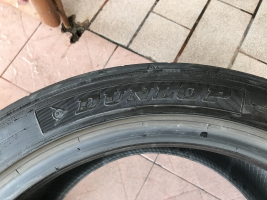 ยาง DUNLOP Z2 255 40 17 ยาง JAPAN ปี14 1คู่เก่านอกสภาพสวยดอกเเน่นๆ