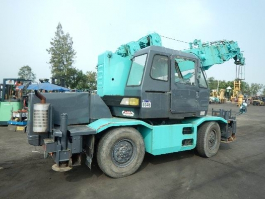 ขายรถเครนเก่าจาก JAPAN  ยังไม่เคยใช้งานในไทย   ยี่ห้อ KOBELCO  รุ่น  RK70M2  สภาพสวย สนใจทดลองขับได้ 089-2619445