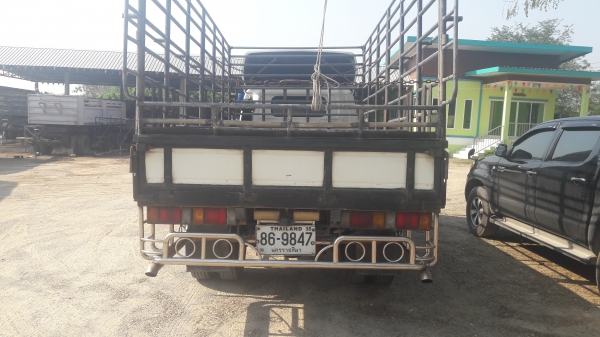 ขายกะบะคาร์โก้พร้อมคอกเหล็กสวยๆ ยาว4.3เมตร คัชชี75เซน ถอดออกจากNPR130 ไม้ตรงหน้า4&times;4 สวยไม่มีผุ