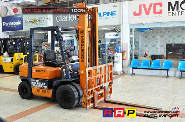 ขายรถโฟล์คลิฟท์มือสอง TOYOTA รุ่น 5FD25-73150 นำเข้าจากประเทศญี่ปุ่น 100\% ไม่เคยใช้งานในไทย ขายรถโฟล์คลิฟท์มือสอง TOYOTA รุ่น 5FD25-73150 นำเข้าจากประเทศญี่ปุ่น 100\% ไม่เคยใช้งานในไทย