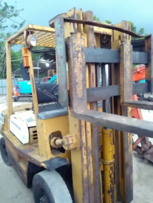 รถฟอร์คลิฟต์ TOYOTA 40-3FG20 รถเก่านอกนำเข้า ยังไม่เคยใช้งานในไทย ยก 2 ตัน เสาสูง 4.5 เมตร ยางตันหน้า-หลัง สภาพดี พร้อมใช้งาน มีเอกสารใบอินวอยซ์